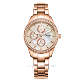 Alexandre Christie Passion AC 2A89 BF Rosegold Dial Mother Of Pearl Stainless Steel Strap